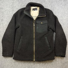 Pendleton Woolen Mills All Black Wool Jacket Mens Small Full Zip