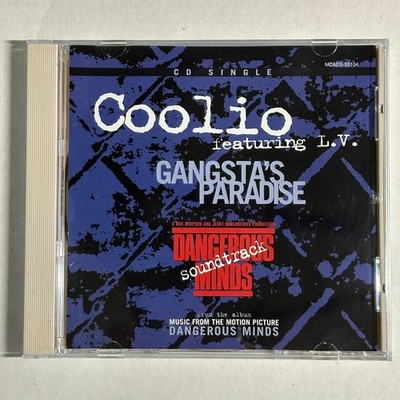 Coolio feat. L.V. Gangsta's Paradise CD Single 1995 MCA Dangerous Minds