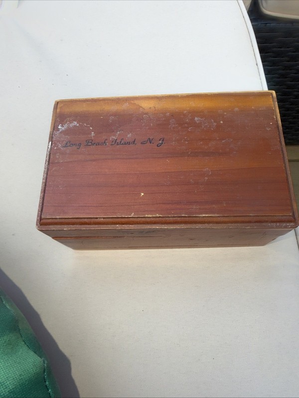 Long Beach Island Nj Small Vintage Cedar Chest RARE