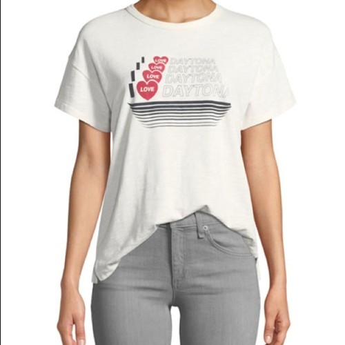 Rag & Bone Premium Graphic Tee I Love Daytona, M