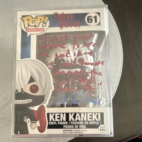 Funko Pop! Animation Tokyo Ghoul Ken Kaneki #61 Funimation Autographed PSA