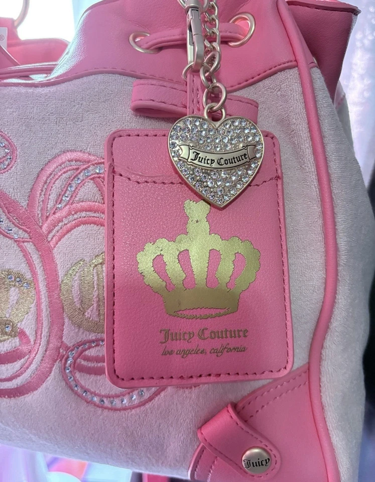 Nuevo con etiquetas Bolso Juicy Couture Lovers Club Daydreamer Rosa Diamante Foto 2 de 4