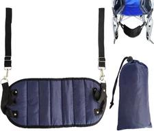 Widened and Upgraded Wheelchair 17.2 Inch x 7.8 x 0.5 Inch, Black 