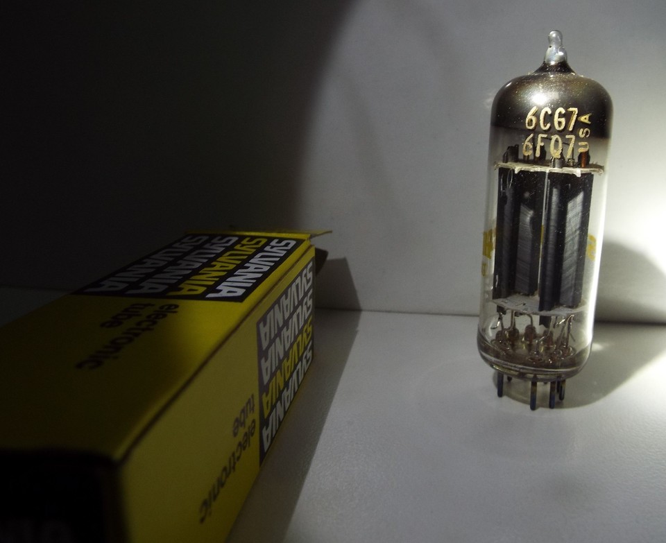 NOS Sylvania 6CG7 / 6FQ7 Twin Triode Vacuum Tube | eBay