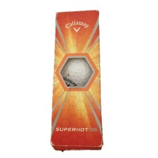 Callaway Superhot 55 Soft High Velocity Core 3 PACK Golf Balls NEW Box Wear