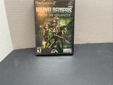 Marvel Nemesis: Rise of the Imperfects (Sony PlayStation 2, 2005)with Memory Car