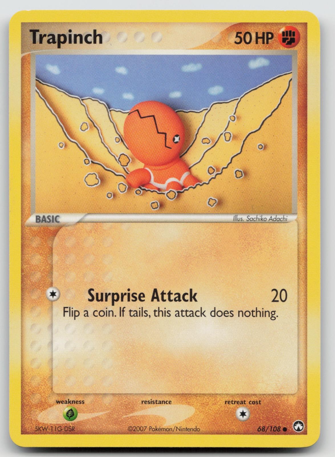 Trapinch 68/108 Power Keepers Pokemon LP
