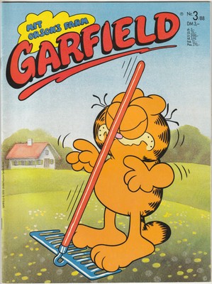   GARFIELD #3/1988 + Poster, Bavaria Comic Verlag COMICHEFT TOP Z1