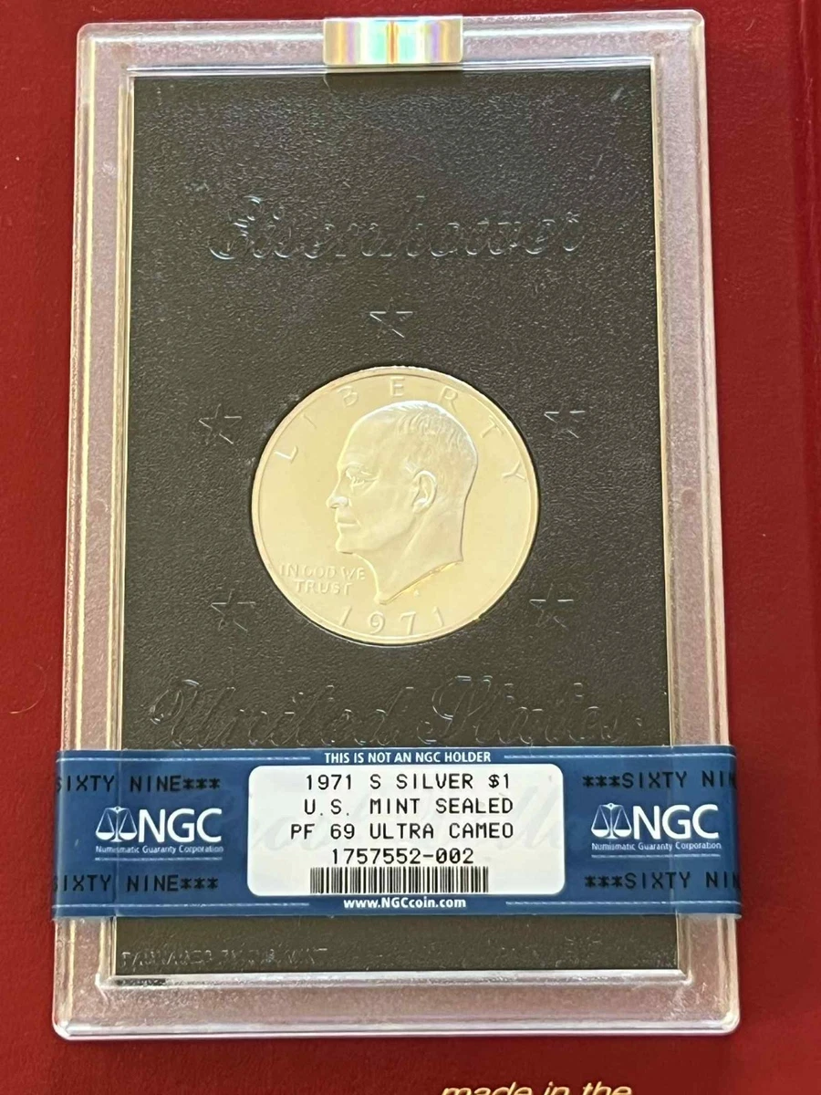 Proof PR 69 Graded 1971 Eisenhower Dollars (1971-1978) for sale | eBay