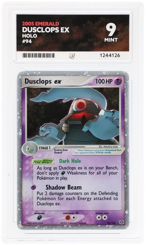 Dusclops ex graded ACE 9 for sale on eBay