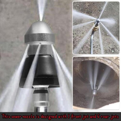 #ad #ad Sewer Cleaning Tool High Pressure Nozzle Toilet Auger Clean Out Sewer Pipe... $18.03