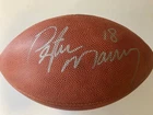 Payton Manning Signed Wilson NFL football garage sale find