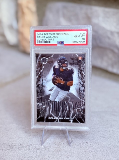 Caleb Williams 2024 Topps Resurgence Conductors PSA 10 GEM MT RC Bears