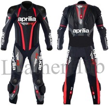 Mark X Aprilia 2026 MotoGP Motorrad Lederkombi Herren Rennanzug Leder CE Schutz