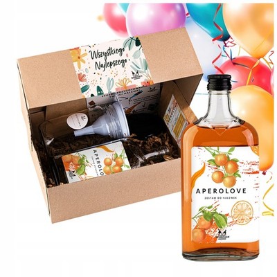 APEROLOVE APEROL-LIKÜCHER-GESCHENKSET 500 ML FÜR GEBURTSTAGE
