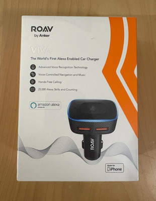Roav VIVA  by Anker - Alexa Enabled 2-Port USB Car Charger - R5141113 NEW Sealed