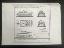 Set X 4 Geoff Lacey 1/76/4mm Scale Plans -British Early War Tanks/Light Dragon