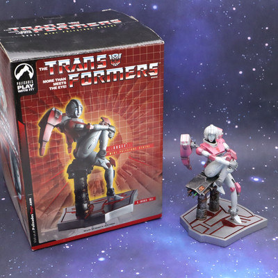 Transformers Palisades G1 Arcee Mini Polystone Statue 6'' Limited edition #514/2k