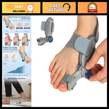 Adjustable Bunion Corrector for Men  Women, Big Toe Relief with Silicone Pad 1