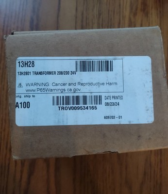 Lennox 13H28 208/230V PRI 24V-SEC 70VA Transformer with circuit breaker OEM