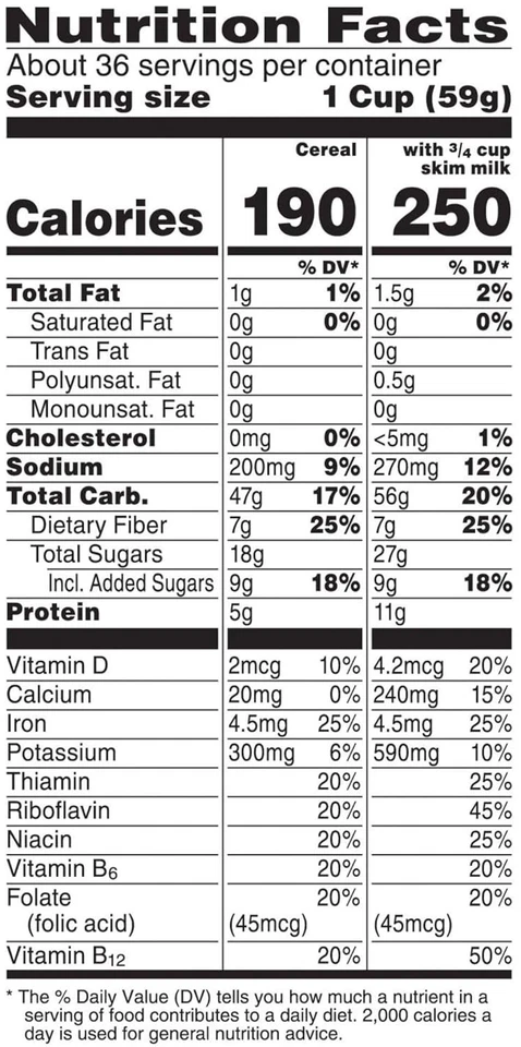 Изюм отруби хлопья, 76,5 унций коробка - Изображение 3 из 4