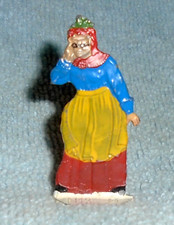 Vintage Heinrichsen German Flat Lead Very HTF "Mrs. Santa Claus" Near Mint F/S B