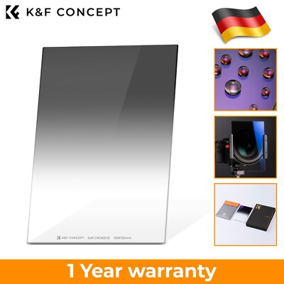 K&F Concept Soft GND8 Verlaufsfilter ND0,9(3 Stops) Rechteckfilter 100x150mm