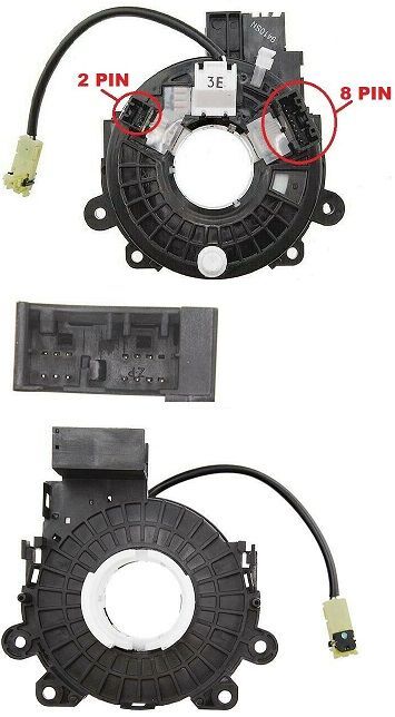 Commutateur rotatif airbag de haute précision compatible Nissan et Infiniti