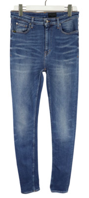 Tiger of Sweden Sandie Jeans Damen W31/L32 Blau Denim Slim Fit Whiskers Neu