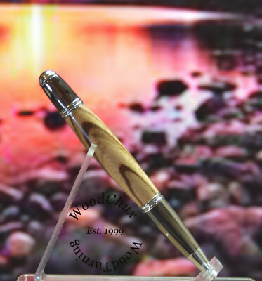 Pen Pens Handmade Rollerball Writing Exotic Zebra Wood Beautiful Gatsby US 1359