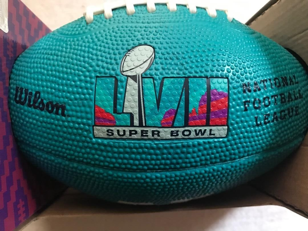 Box of 6 NFL Super Bowl LVII Chiefs Eagles All Weather Junior Size