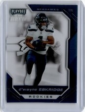 Dwayne Eskridge RC 2021 Panini Chronicles Playoff Momentum #PMR-17 Seahawks