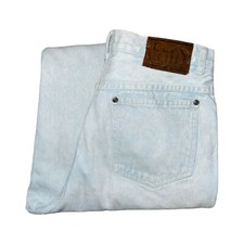 L.A. Blues Vintage 1990's High Rise Light Bleached Relaxed Tapered Leg Jeans 14