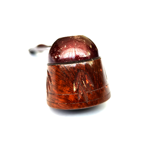 VERY COOL FALCON (TAL1) METAL & INTERCHANGEABLE BRIAR BOWL ESTATE PIPE - Picture 8 of 13