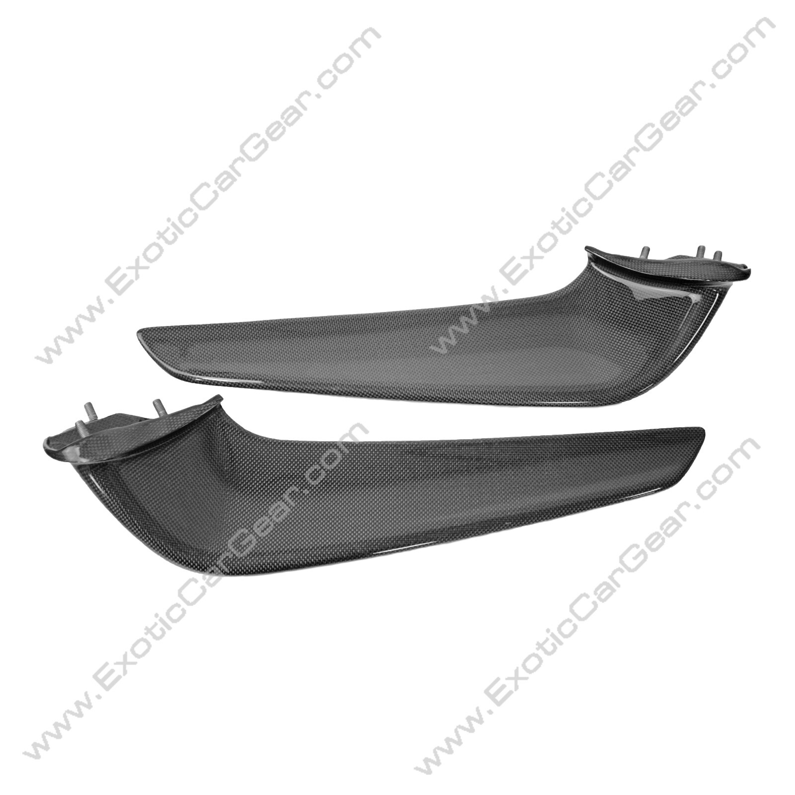 Ferrari 458 Carbon Fiber Front Bumper Spoiler Wings