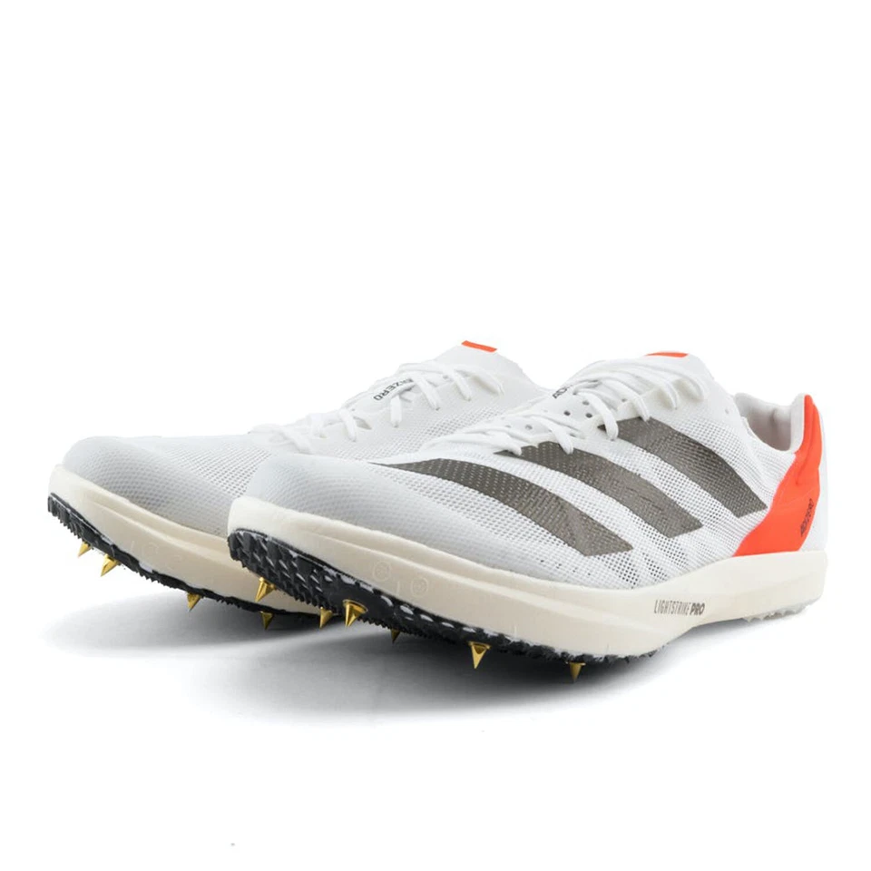 Zapato de atletismo Adidas Adizero Avanti TYO - blanco/naranja Foto 3 de 4