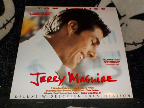 Jerry Maguire Widescreen Laserdisc LD Tom Cruise Renee Zellweger Free Ship $30 - Picture 1 of 2