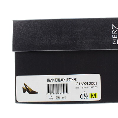 Naturalizer Womens Hannie Leather N5 Contour Heel Pump Slingback