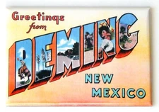 Greetings from Deming New Mexico FRIDGE MAGNET travel souvenir "style B"