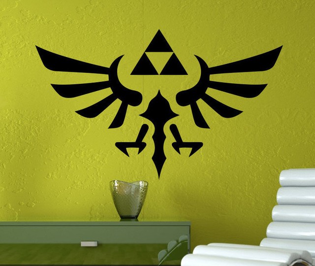 Legend of Zelda Wall Decal Zelda Triforce Vinyl Sticker Home Wall Art