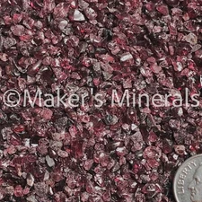 Crushed Red Garnet Chips from India, 2mm-4mm for Resin Art, Terrariums, Crafts