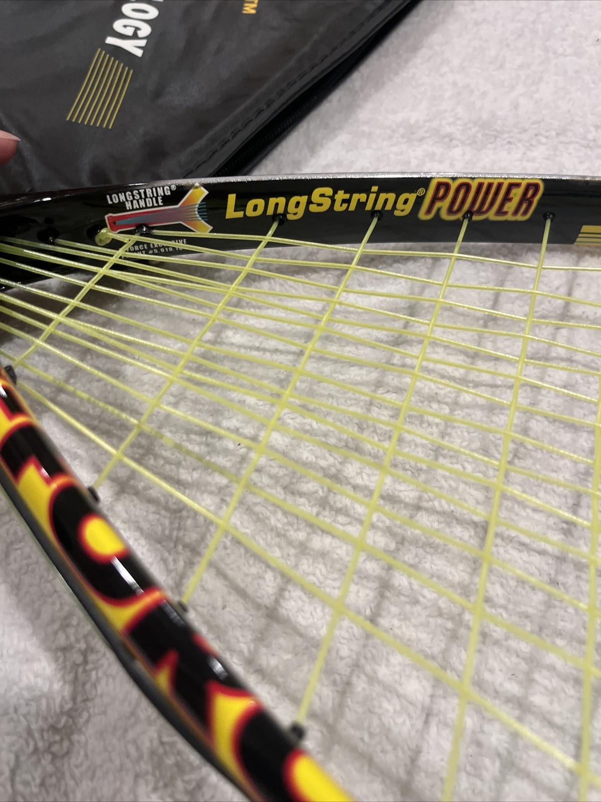 EForce Bedlam 185g Racquetball Racquet 22" LongString Carbon Fibre 3 5