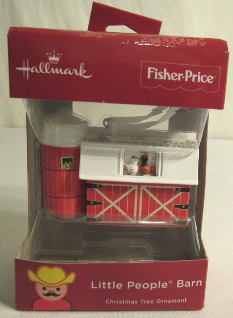 fisher price barn ornament