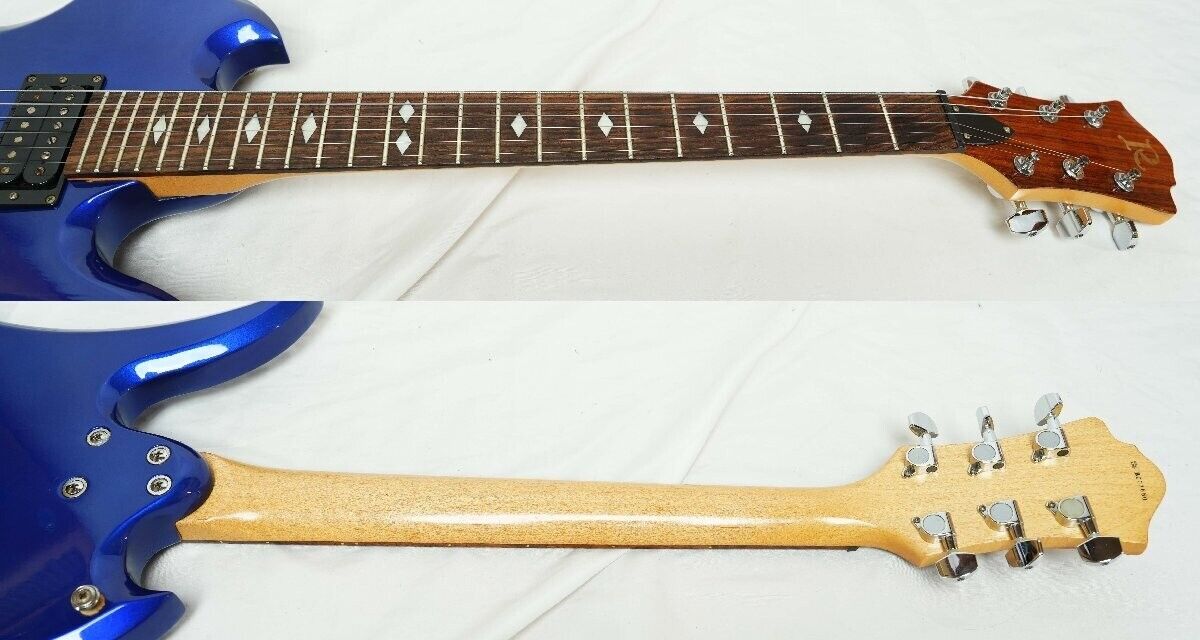 Used B.C.Rich Mockinbird 360JE Metallic Blue Electric Guitar Used B.C.Rich Mockinbird 360JE Metallic Blue Electric Guitar