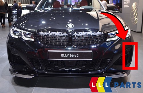 NEW GENUINE BMW 3' G20 G21 M340i FRONT BUMPER LEFT N/S SIDE GRILL BLACK TRIM - Picture 5 of 6