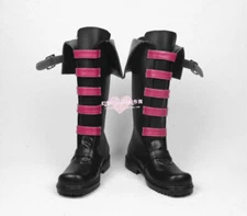 LOL League of Legends Jinx Cosplay Boots Shoes costom made /