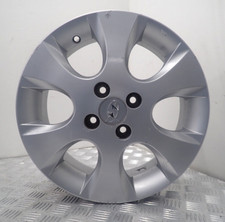 HYUNDAI I20 MK1 15" SILVER ALLOY RIM WHEEL RIM 52910-1J200 (R5-C)