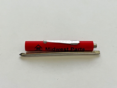 #ad #ad Vtg Advertising Flat amp; Phillips Reversible Screwdriver Midwest Parts Alexander $3.99