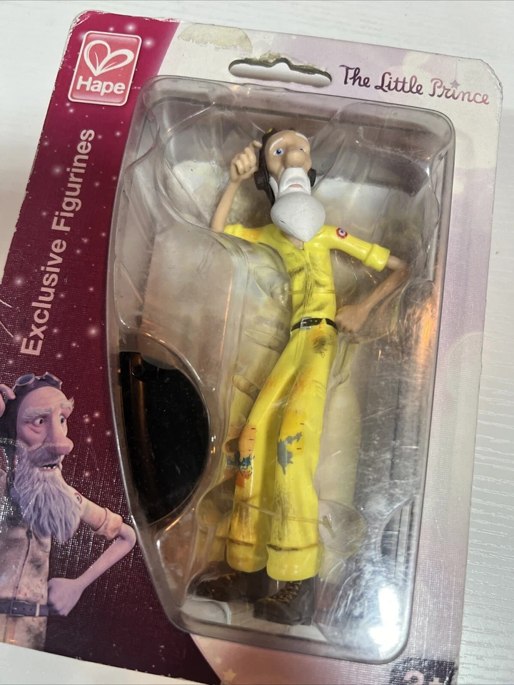HAPE маленький принц - пилот действие фигурки набор с стойка MISP новый запечатанный - Изображение 2 из 4