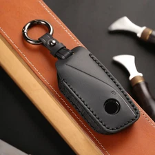 Genuine Leather Key Chain Fob Cover Case For Bmw Ix X7 I7 Xm 2022 2023 Xukey